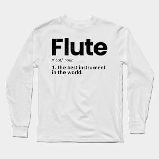 flute Long Sleeve T-Shirt